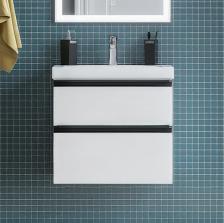 DOMI Модуль д/раковины 600 мм, 2 ящика, белый глянец (подходят раковины Gap, Gap plus, Victoria Nord) DOMI Модуль д/раковины 600 мм, 2 ящика, белый глянец (подходят раковины Gap, Gap plus, Victoria Nord)