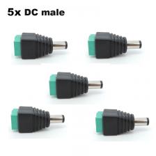 12 В 2,5x5,5 мм 5,5*2,1 мм Штекерный разъем питания постоянного тока, адаптер, Штекерный Разъем для CCTV, одноцветная стандартная розетка 12 В 2,5x5,5 мм 5,5*2,1 мм Штекерный разъем питания постоянного тока, адаптер, Штекерный Разъем для CCTV, одноцветная стандартная розетка