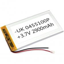 Аккумулятор AMPERIN Li-Pol (батарея) 4*55*100мм 2pin 3.7V/2900mAh 086270 Аккумулятор AMPERIN Li-Pol (батарея) 4*55*100мм 2pin 3.7V/2900mAh 086270