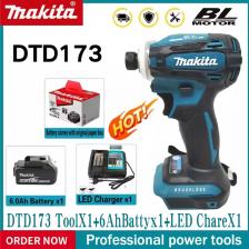 Makita DTD173 аккумуляторная ударная отвертка 18 В Makita DTD173 аккумуляторная ударная отвертка 18 В
