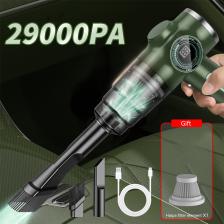 Новый беспроводной автомобильный пылесос 29000Pa, портативный пылесос, ручной мини-автомобильный мощный пылесос для автомобиля, бытовая техника Новый беспроводной автомобильный пылесос 29000Pa, портативный пылесос, ручной мини-автомобильный мощный пылесос для автомобиля, бытовая техника