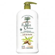 LE PETIT OLIVIER Крем для душа нежный молочко Карите (Ши) Lait de Karite Creme Douche 750 LE PETIT OLIVIER Крем для душа нежный молочко Карите (Ши) Lait de Karite Creme Douche 750
