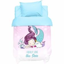 Постельное бельё ясельное «Крошка Я» Really mermaid, бязь Постельное бельё ясельное «Крошка Я» Really mermaid, бязь