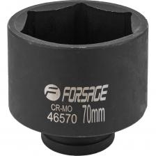 Головка ударная 6-гранная 70мм 3/4" от бренда Forsage - это незаменимый инструмент для профессиональных механиков и автолюбителей. Головка изготовлена из высококачественной хромомолибденовой стали, что придает ей прочность и стойкость к интенсивному использованию.Головка ударная предназначена для использования с ударными инструментами, такими как ударные гайковерты. Она способна выдерживать сильные удары и обеспечивает более легкое и быстрое откручивание и закручивание болтов и гаек.Головка имеет 6-гранный профиль, который обеспечивает прочное сцепление с болтами и гайками. Это позволяет снизить вероятность скольжения и повреждения головки, а также повысить эффективность работы.Головка снабжена 3/4" квадратным приводом, что обеспечивает ее совместимость с различными ручными и пневматическими инструментами. Головка находит применение в автомобильном ремонте, механических работах, строительстве и других областях, где требуется сильное крепление. Головка ударная 6-гранная 70мм 3/4" от бренда Forsage - это незаменимый инструмент для профессиональных механиков и автолюбителей. Головка изготовлена из высококачественной хромомолибденовой стали, что придает ей прочность и стойкость к интенсивному использованию.Головка ударная предназначена для использования с ударными инструментами, такими как ударные гайковерты. Она способна выдерживать сильные удары и обеспечивает более легкое и быстрое откручивание и закручивание болтов и гаек.Головка имеет 6-гранный профиль, который обеспечивает прочное сцепление с болтами и гайками. Это позволяет снизить вероятность скольжения и повреждения головки, а также повысить эффективность работы.Головка снабжена 3/4" квадратным приводом, что обеспечивает ее совместимость с различными ручными и пневматическими инструментами. Головка находит применение в автомобильном ремонте, механических работах, строительстве и других областях, где требуется сильное крепление.