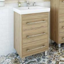 Тумба с раковиной напольная Sanflor Ларго 60 светлое дерево, вяз швейцарский Тумба с раковиной напольная Sanflor Ларго 60 светлое дерево, вяз швейцарский