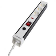 Сетевой фильтр 3-х местный с заземлением 1,8м. (белый) Stekker Techno 50144 Сетевой фильтр 3-х местный с заземлением 1,8м. (белый) Stekker Techno 50144