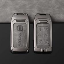 Zine Alloy Leather Car Key Case Cover Shell Holder For Volvo S60 S80 V60 XC60 XC70 S60L S80L V40 XC90 Full Protector Accessories Zine Alloy Leather Car Key Case Cover Shell Holder For Volvo S60 S80 V60 XC60 XC70 S60L S80L V40 XC90 Full Protector Accessories