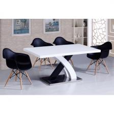 Стол с вставкой с прямыми углами на 8 персон белый ESF DT-75 (прямоугольная столешница) Стол с вставкой с прямыми углами на 8 персон белый ESF DT-75 (прямоугольная столешница)