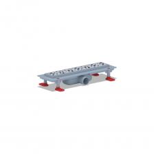 Душевой трап TL1335M, решётка БРИЗ 350х62 - классическое техническое решение для отвода воды из ванной комнаты. Имеет вытянутую прямоугольную форму, его также называют дренажным каналом или душевым лотком. Сверху конструкция трапа закрывается декоративной решеткой из нержавеющей стали, которая задерживает мусор, препятствуя забиванию слива, а также выполняет декоративную функцию. На решетку можно становиться, принимая душ: изделие выдерживает нагрузку до 300 кг. Трап устанавливается в пол, общую высоту монтажа можно регулировать от 66 до 102 мм. Трап изготовлен из прочного АБС-пластика. Устанавливается по краям или в углах душевой комнаты и фиксируется с помощью крепежных элементов. Внутри корпуса установлен съемный сифон (гидрозатвор) и съемный клапан сухого затвора. Слив горизонтальный, диаметр выпуска 40 мм. Душевой трап TL1335M, решётка БРИЗ 350х62 - классическое техническое решение для отвода воды из ванной комнаты. Имеет вытянутую прямоугольную форму, его также называют дренажным каналом или душевым лотком. Сверху конструкция трапа закрывается декоративной решеткой из нержавеющей стали, которая задерживает мусор, препятствуя забиванию слива, а также выполняет декоративную функцию. На решетку можно становиться, принимая душ: изделие выдерживает нагрузку до 300 кг. Трап устанавливается в пол, общую высоту монтажа можно регулировать от 66 до 102 мм. Трап изготовлен из прочного АБС-пластика. Устанавливается по краям или в углах душевой комнаты и фиксируется с помощью крепежных элементов. Внутри корпуса установлен съемный сифон (гидрозатвор) и съемный клапан сухого затвора. Слив горизонтальный, диаметр выпуска 40 мм.