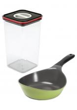 Сковорода "Вулкан" + контейнер в подарок Сковорода "Вулкан" + контейнер в подарок