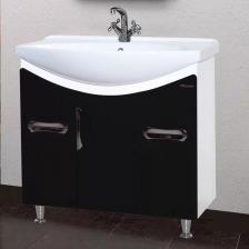 Тумба с раковиной Bellezza Лагуна 85 черная Тумба с раковиной Bellezza Лагуна 85 черная