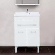 Тумба с раковиной Aquanet Верона 58 белая, 1 ящик, 2 двери Тумба с раковиной Aquanet Верона 58 белая, 1 ящик, 2 двери