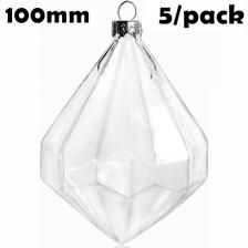 5 шт., стеклянные елочные шары GrandFlavor 120 мм 5 шт., стеклянные елочные шары GrandFlavor 120 мм