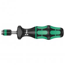 Динамометрическая отвёртка оснащена надежной защитой от электростатических разрядов и связанного с ними ущерба. Установка значений момента силы производится с высокой точностью. Отвертка обеспечивает простую установку необходимого значения без специального инструмента. Модель оснащена отлично читаемой шкалой значений. Быстрозажимной патрон Rapidaptor служит для моментальной смены битов. Многокомпонентная ручка Kraftform с твёрдыми и мягкими зонами служит для высокой скорости работы и для щадящего контакта с ладонью. Подходит для битов с шестигранным хвостовиком 1/4" по стандарту DIN ISO 1173-C 6,3 и E 6,3 (ISO 1173). Динамометрическая отвёртка оснащена надежной защитой от электростатических разрядов и связанного с ними ущерба. Установка значений момента силы производится с высокой точностью. Отвертка обеспечивает простую установку необходимого значения без специального инструмента. Модель оснащена отлично читаемой шкалой значений. Быстрозажимной патрон Rapidaptor служит для моментальной смены битов. Многокомпонентная ручка Kraftform с твёрдыми и мягкими зонами служит для высокой скорости работы и для щадящего контакта с ладонью. Подходит для битов с шестигранным хвостовиком 1/4" по стандарту DIN ISO 1173-C 6,3 и E 6,3 (ISO 1173).