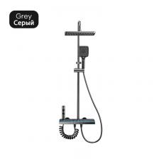 Набор смесителей для душа в ванной комнате, умный дисплей температуры, душевая система с дождевой водопадом, светодиодный смеситель для ванны, душ Набор смесителей для душа в ванной комнате, умный дисплей температуры, душевая система с дождевой водопадом, светодиодный смеситель для ванны, душ