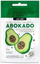 Beauty Derm Skin Care Гелевая косметическая экстраувлажняющая маска АВОКАДО с витамином Е, 10 мл Beauty Derm Skin Care Гелевая косметическая экстраувлажняющая маска АВОКАДО с витамином Е, 10 мл