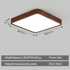 Деревянные светодиодные потолочные светильники ZSHLZC Деревянные светодиодные потолочные светильники ZSHLZC