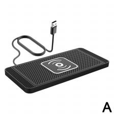 2в1 15 Вт Нескользящий силиконовый коврик для беспроводного зарядного устройства, держатель для приборной панели автомобиля, подставка для быстрой зарядки для B2h1 2в1 15 Вт Нескользящий силиконовый коврик для беспроводного зарядного устройства, держатель для приборной панели автомобиля, подставка для быстрой зарядки для B2h1