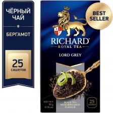 Чай черный Richard Lord Grey 25*2г. Доставим до двери! Чай черный Richard Lord Grey 25*2г. Доставим до двери!