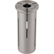 DB-S-HPCC2008 Цанга для гидропластового патрона HPC 20 мм ?8 мм, серия Standard, со сквозным отверстием для СОЖ, негерметичная. Диаметр цанги D 20 мм, посадочный диаметр для инструмента d 8 мм. Цанга расширяет возможности гидрозажимной оправки. Цанга-втулка для надежной фиксации инструмента с цилиндрическим хвостовиком в гидропластовом патроне фрезерного станка. В комплексе с оправкой обеспечивают максимальное усилие зажима, жесткость и точность позиционирования инструмента – сверл, фрез и т.д. Посадочный диаметр:8 Диаметр, D:20 Длина, L:53,5 Диаметр, d:8 Вес, кг 0.100 DB-S-HPCC2008 Цанга для гидропластового патрона HPC 20 мм ?8 мм, серия Standard, со сквозным отверстием для СОЖ, негерметичная. Диаметр цанги D 20 мм, посадочный диаметр для инструмента d 8 мм. Цанга расширяет возможности гидрозажимной оправки. Цанга-втулка для надежной фиксации инструмента с цилиндрическим хвостовиком в гидропластовом патроне фрезерного станка. В комплексе с оправкой обеспечивают максимальное усилие зажима, жесткость и точность позиционирования инструмента – сверл, фрез и т.д. Посадочный диаметр:8 Диаметр, D:20 Длина, L:53,5 Диаметр, d:8 Вес, кг 0.100