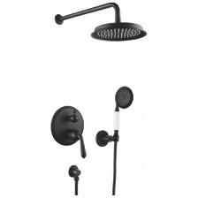 Душевая система Rose R02H/черный (R0235H) Душевая система Rose R02H/черный (R0235H)