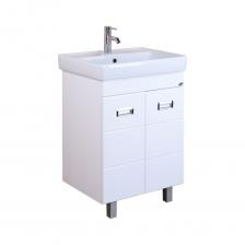 Тумба с раковиной Onika Балтика-Квадро 60 напольная, белая 106035 Тумба с раковиной Onika Балтика-Квадро 60 напольная, белая 106035