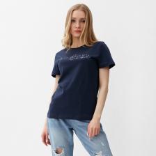 Футболка женская, цвет тёмно-серый, размер 48 Футболка женская, цвет тёмно-серый, размер 48