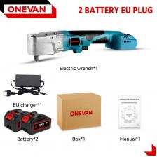 ONEVAN Бесщёточный электрический ключ 1/2", 1000 Нм, для аккумулятора Makita 18 В ONEVAN Бесщёточный электрический ключ 1/2", 1000 Нм, для аккумулятора Makita 18 В