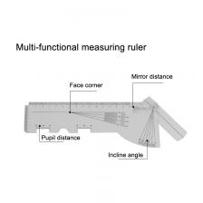 1 шт., многофункциональные вспомогательные инструменты для регулировки очков, измерительные инструменты, косая угловая линейка, измеритель расстояния, офтальмологический инструмент для глаз 1 шт., многофункциональные вспомогательные инструменты для регулировки очков, измерительные инструменты, косая угловая линейка, измеритель расстояния, офтальмологический инструмент для глаз