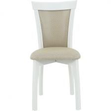 Стул Аврора Тулон 2, спинка мягкая, Эмаль белая/Атина Стул Аврора Тулон 2, спинка мягкая, Эмаль белая/Атина