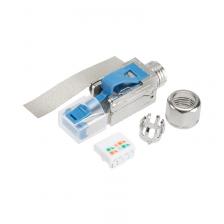 Разъем RJ-45(8P8C) полевой заделки под витую пару, FTP, CAT 6А (50 µ"/ 50 микродюймов) серия PRO REXANT, цена за 1 шт Разъем RJ-45(8P8C) полевой заделки под витую пару, FTP, CAT 6А (50 µ"/ 50 микродюймов) серия PRO REXANT, цена за 1 шт