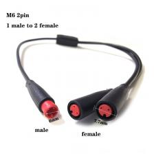 6 мм M6 2 3 5 контактов 1 штекер на 2 гнезда Разветвитель Julet Электрический стыковый кабель Разъем для электровелосипеда водонепроницаемый шнур датчика сигнала R 6 мм M6 2 3 5 контактов 1 штекер на 2 гнезда Разветвитель Julet Электрический стыковый кабель Разъем для электровелосипеда водонепроницаемый шнур датчика сигнала R