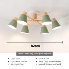 Деревянная потолочная люстра Sanoni Деревянная потолочная люстра Sanoni