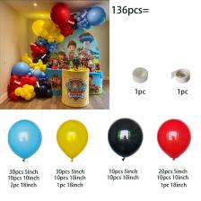 136 шт., латексные шары «Щенячий патруль» 136 шт., латексные шары «Щенячий патруль»