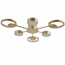 Люстра с ПДУ 2301/6GD LED 120 Вт 3000-6000К золото 75x75x8 см BayerLux Люстра с ПДУ 2301/6GD LED 120 Вт 3000-6000К золото 75x75x8 см BayerLux