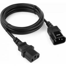 Шнур электропитания NTSS-PC с установленными на его концах штекерной вилкой и кабельной розеткой предназначен для подключения потребителей электроэнергии (сетевой коммутатор, маршрутизатор, компьютер, иной потребитель) к блокам распределения электропитания или источникам бесперебойного питания. Шнуры изготовлены из медного кабеля с сечением жилы 0,75мм2, 1,0мм2 или 1,5мм2 в полимерной изоляции и общей внешней оболочке из полимерной композиции. Шнуры NTSS-PC предназначены для эксплуатации в отапливаемых помещениях. Шнуры поставляются в комплекте с несъёмными кабельной вилкой и кабельной розеткой. Шнур электропитания NTSS-PC с установленными на его концах штекерной вилкой и кабельной розеткой предназначен для подключения потребителей электроэнергии (сетевой коммутатор, маршрутизатор, компьютер, иной потребитель) к блокам распределения электропитания или источникам бесперебойного питания. Шнуры изготовлены из медного кабеля с сечением жилы 0,75мм2, 1,0мм2 или 1,5мм2 в полимерной изоляции и общей внешней оболочке из полимерной композиции. Шнуры NTSS-PC предназначены для эксплуатации в отапливаемых помещениях. Шнуры поставляются в комплекте с несъёмными кабельной вилкой и кабельной розеткой.