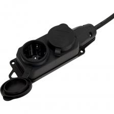 Электрический удлинитель шнур с колодкой “ЭНАРГИТ” арт. KC-G02P-325-10-2-44, кабель гибкий КГ/H05RR-F 3х2,5 - 2 розетки, длина 10 метров, степень защиты IP 44, вилка и розеточная колодка с заземляющим контактом, что обеспечивает безопасность применения. Вилка и колодка имеет крепкий корпус и никелированные латунные контакты. Несущие токоведущие части вилки выполнены из термостойких и влагостойких материалов. Сечение провода 2,5 кв.мм. в стандарте ГОСТ позволяет эксплуатировать удлинитель с полностью размотанным шнуром при подключении электроприборов и инструментов любой марки мощностью до 3,5 кВт. Кабель изготовлен в стандарте ГОСТ, устойчив к многократным изгибам и воздействию отрицательных температур. Электрический удлинитель шнур с колодкой “ЭНАРГИТ” арт. KC-G02P-325-10-2-44, кабель гибкий КГ/H05RR-F 3х2,5 - 2 розетки, длина 10 метров, степень защиты IP 44, вилка и розеточная колодка с заземляющим контактом, что обеспечивает безопасность применения. Вилка и колодка имеет крепкий корпус и никелированные латунные контакты. Несущие токоведущие части вилки выполнены из термостойких и влагостойких материалов. Сечение провода 2,5 кв.мм. в стандарте ГОСТ позволяет эксплуатировать удлинитель с полностью размотанным шнуром при подключении электроприборов и инструментов любой марки мощностью до 3,5 кВт. Кабель изготовлен в стандарте ГОСТ, устойчив к многократным изгибам и воздействию отрицательных температур.