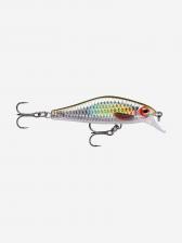 Воблер для рыбалки RAPALA Shadow Rap Solid Shad 05, 5см, 5,5гр, цвет ROL, быстро тонущий, Серебряный Воблер для рыбалки RAPALA Shadow Rap Solid Shad 05, 5см, 5,5гр, цвет ROL, быстро тонущий, Серебряный
