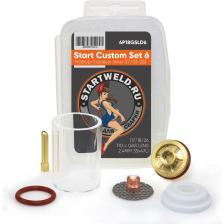 Набор для сварочной горелки TIG 17/18/26 Набор Custom Set 6 для сварочной горелки TIG 17/18/26 START 4P18GSLD6 Набор для сварочной горелки TIG 17/18/26 Набор Custom Set 6 для сварочной горелки TIG 17/18/26 START 4P18GSLD6