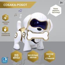 IQ BOT Робот-собака «Чаппи», русское озвучивание, световые и звуковые эффекты, цвет золотой IQ BOT Робот-собака «Чаппи», русское озвучивание, световые и звуковые эффекты, цвет золотой
