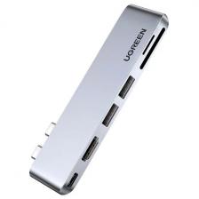 USB-концентратор для MacBook (хаб) Ugreen 3 x USB 3.0, HDMI, SD/TF, Thunder Bolt 3 (80856) USB-концентратор для MacBook (хаб) Ugreen 3 x USB 3.0, HDMI, SD/TF, Thunder Bolt 3 (80856)
