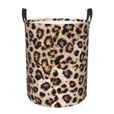 Складная корзина для белья с леопардовым принтом Складная корзина для белья с леопардовым принтом