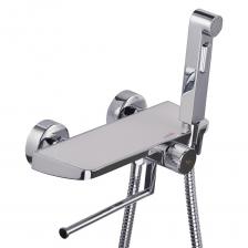 Смеситель с гигиеническим душем Corsa Deco с держателем хром (HF007W) Смеситель с гигиеническим душем Corsa Deco с держателем хром (HF007W)