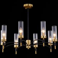 Подвесная люстра штанге ILLUMICO IL5177-8PLS-29 BRASS TUBO Подвесная люстра штанге ILLUMICO IL5177-8PLS-29 BRASS TUBO