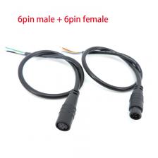 QvvCev M8 водонепроницаемый разъем для электровелосипеда 6-контактный/8-контактный QvvCev M8 водонепроницаемый разъем для электровелосипеда 6-контактный/8-контактный