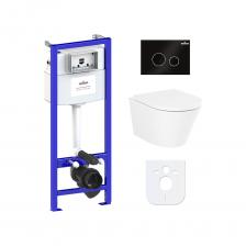 Комплект: инсталляция с унитазом Lavinia Boho Biore Rimless 6 в 1 77040108 - комплексное предложение, включающее все необходимое для установки и комфортного использования подвесной керамики. Чаша унитаза крепится на инсталляционную систему, далее на стену монтируется клавиша смыва для подачи воды. Подвесной унитаз, как правило, находится над полом на высоте около 100 мм, что облегчает уборку и обеспечивает доступ для свободного мытья пола под чашей. Санитарный фарфор Lavinia Boho имеет более твердую и гладкую поверхность, нежели сантехнический фаянс. Благодаря современному оборудованию и обжигу керамики при температуре 1250 °С образуется беспористая многослойная глазурь, которая отличается низким коэффициентом водопоглощения и меньше впитывает грязь и запахи. Сиденье с крышкой изготовлено из прочного дюропласта с петлями из нержавеющей стали и имеет идеальное сочетание глянцевого цвета с керамикой. Комплект: инсталляция с унитазом Lavinia Boho Biore Rimless 6 в 1 77040108 - комплексное предложение, включающее все необходимое для установки и комфортного использования подвесной керамики. Чаша унитаза крепится на инсталляционную систему, далее на стену монтируется клавиша смыва для подачи воды. Подвесной унитаз, как правило, находится над полом на высоте около 100 мм, что облегчает уборку и обеспечивает доступ для свободного мытья пола под чашей. Санитарный фарфор Lavinia Boho имеет более твердую и гладкую поверхность, нежели сантехнический фаянс. Благодаря современному оборудованию и обжигу керамики при температуре 1250 °С образуется беспористая многослойная глазурь, которая отличается низким коэффициентом водопоглощения и меньше впитывает грязь и запахи. Сиденье с крышкой изготовлено из прочного дюропласта с петлями из нержавеющей стали и имеет идеальное сочетание глянцевого цвета с керамикой.