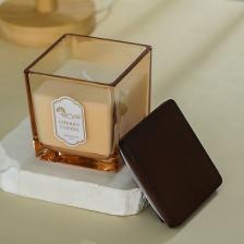 Свеча ароматическая ARYA HOME COLLECTION Ароматическая свеча Cherry Coffee с деревянной крышкой Янтарь 200 Свеча ароматическая ARYA HOME COLLECTION Ароматическая свеча Cherry Coffee с деревянной крышкой Янтарь 200