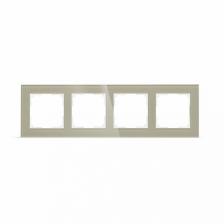 Рамка 4-местная стекло коричневая "Нептун" (SBE-05br-Glass-FR-4), цена за 1 шт Рамка 4-местная стекло коричневая "Нептун" (SBE-05br-Glass-FR-4), цена за 1 шт