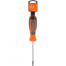 Отвертка крестовая PH00x75мм с эргономичной рукояткой магнитная, пласт.подвес AIRLINE ATAV002 Сочетание твёрдых и мягких элементов рукоятки оптимально распределяет усилие, прилагаемое к инструменту, и предотвращает проскальзывание. Эргономичный дизайн облегчает работу. Отвёртки AIRLINE удобно подвешиваются за специальное отверстие. Лезвие отвёрток AIRLINE изготовлено из хром-ванадиевой стали, жало подвержено индукционной закалке и фосфатировано. Артикул: ATAV002 Состав: металл/пластик Размер: PH00 Длина отвёртки, мм: 75 Отвертка крестовая PH00x75мм с эргономичной рукояткой магнитная, пласт.подвес AIRLINE ATAV002 Сочетание твёрдых и мягких элементов рукоятки оптимально распределяет усилие, прилагаемое к инструменту, и предотвращает проскальзывание. Эргономичный дизайн облегчает работу. Отвёртки AIRLINE удобно подвешиваются за специальное отверстие. Лезвие отвёрток AIRLINE изготовлено из хром-ванадиевой стали, жало подвержено индукционной закалке и фосфатировано. Артикул: ATAV002 Состав: металл/пластик Размер: PH00 Длина отвёртки, мм: 75