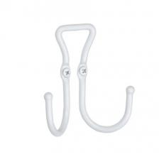 Крючок 2-й COLORS белый, металл/пластик SWR-19005-02 Крючок 2-й COLORS белый, металл/пластик SWR-19005-02